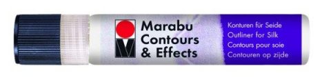 neuveden: Marabu kontura na hedvábí a textil/bezbarvá 25ml