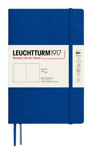 -: Zápisník Indigo, Softcover, Paperback B6+, 123l, čistý