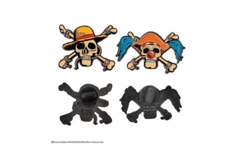 neuveden: One Piece Set odznaků 2 ks - Luffy & Buggy