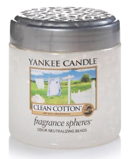 neuveden: YANKEE CANDLE Clean Cotton Fragrance Spheres/voňavé perly