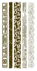 neuveden: Gelová razítka - Bordury s texty