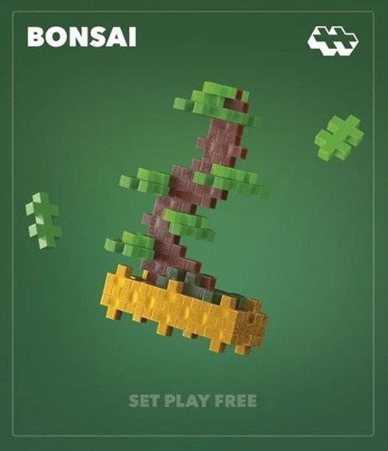 neuveden: Plus-Plus Kytky Zelená bonsaj