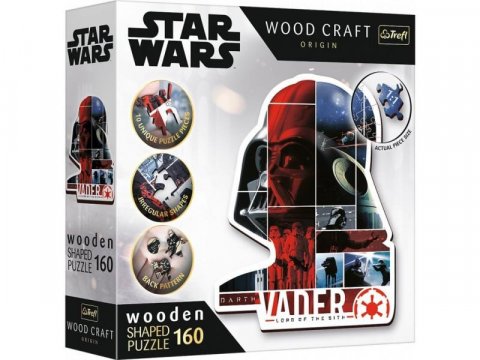 neuveden: Puzzle Wood Craft Origin Star Wars: Darth Vader 160 dílků