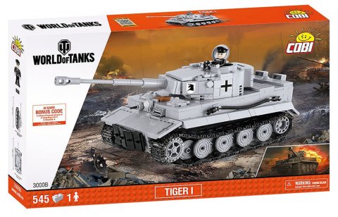 neuveden: Stavebnice COBI 3000B WORLD of TANKS Tank Tiger I/545 kostek+1 figurka