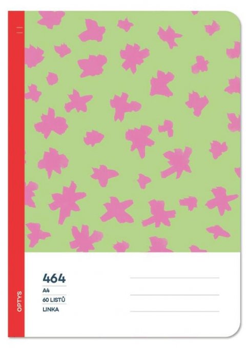 neuveden: Optys Školní sešit 464 bezdřevý linka - kaňky