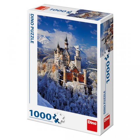 neuveden: Neuschwanstein v zimě: puzzle 1000 dílků neuveden: Neuschwanstein v zimě: puzzle 1000 dílků