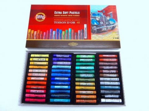 neuveden: Koh-i-noor křídy (pastely) prašné umělcké extra soft Toison D´or souprava 4 neuveden: Koh-i-noor křídy (pastely) prašné umělcké extra soft Toison D´or souprava 4