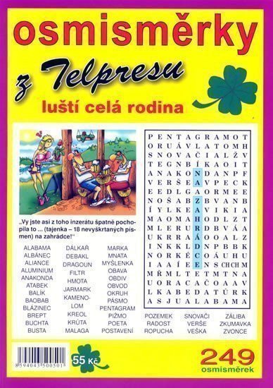 Mazáč Pavel: Osmisměrky z Telpresu uští celá rodina 1/2009 - 249 osmisměrek