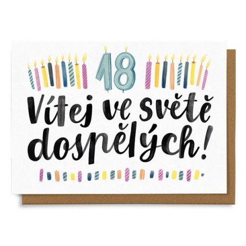 neuveden: Přání Vítej ve světě dospělých
