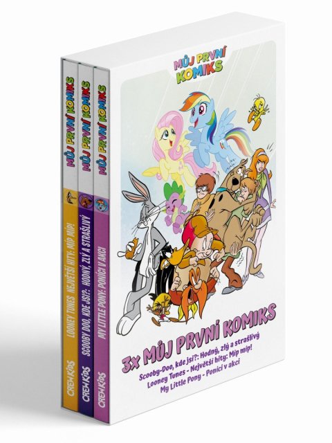 kolektiv autorů: 3x Můj první komiks (Looney Tunes, Scooby-Doo, My Little Pony)