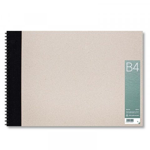 neuveden: Skicák B4 s recyklovaným papírem, 30 listů