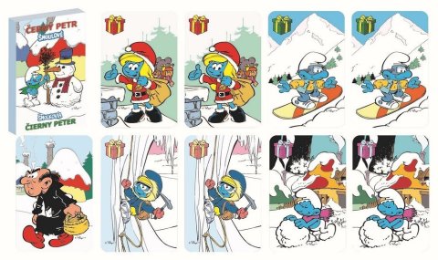 -: Černý Petr - Šmoulové 2 zimní