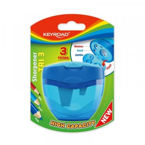 neuveden: Keyroad Ořezávátko TRI Plus, plast - modré
