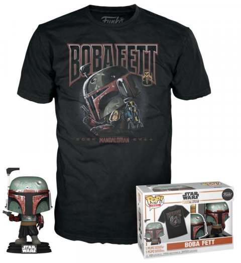 neuveden: Funko POP & Tee: Star Wars - Bobba Fett (velikost trička L) neuveden: Funko POP & Tee: Star Wars - Bobba Fett (velikost trička L)