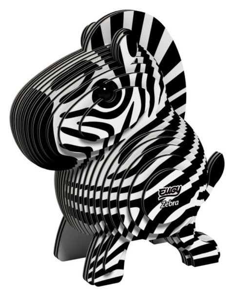 : EUGY 3D kartonová skládačka - Zebra
