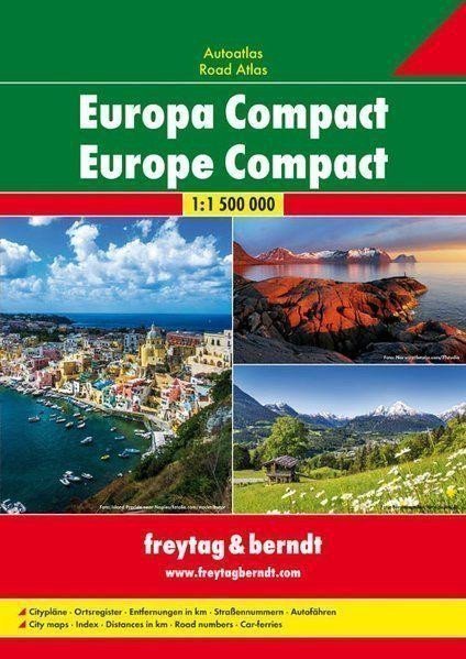 neuveden: Europa Compact 1:1 500 000 / silniční atlas