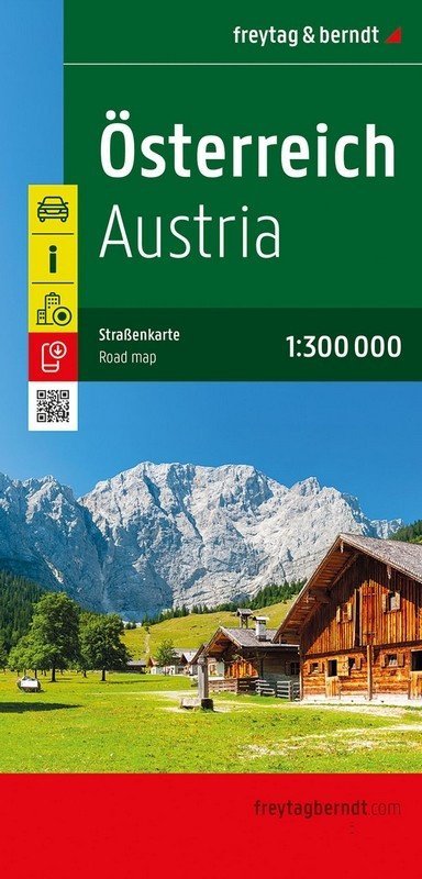 -: Rakousko 1:300 000 / automapa