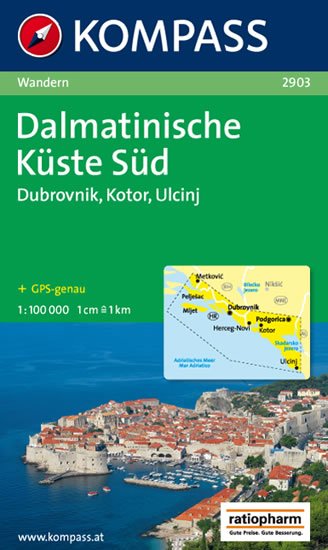 neuveden: Dalmatinische Küste Süd 2903 / 1:100T NKOM neuveden: Dalmatinische Küste Süd 2903 / 1:100T NKOM