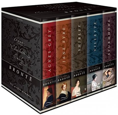 Bronteová Emily: Brontë - Die großen Romane (im Schuber) - Agnes Grey - Jane Eyre - Villette