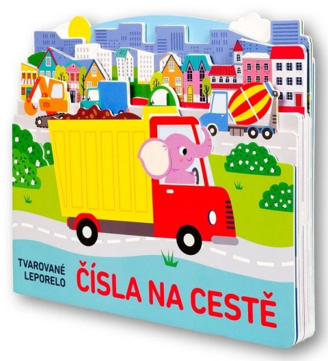 neuveden: Tvarované leporelo Čísla na cestě