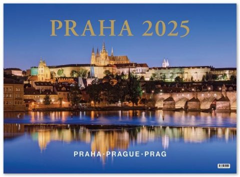 neuveden: Kalendář 2025 Praha - Prague - Prag - nástěnný neuveden: Kalendář 2025 Praha - Prague - Prag - nástěnný