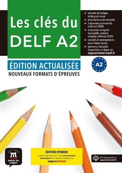 neuveden: Les clés du Nouveau DELF (A2) Éd. actualisée – Édition hybride Livre de l´é
