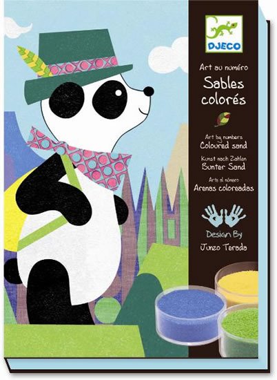 neuveden: Djeco Pískování Panda a kamarádi