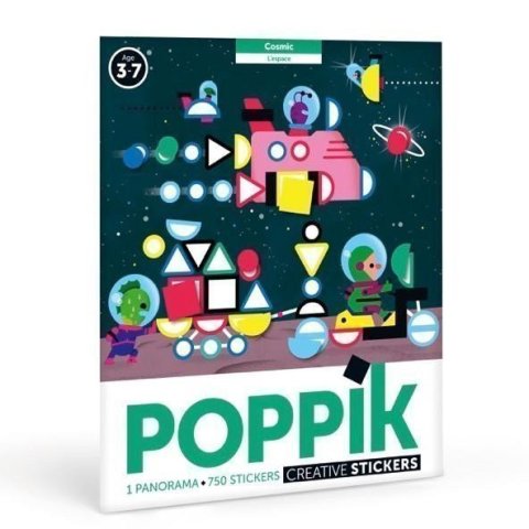 neuveden: Poppik Samolepkové panorama - Vesmírné
