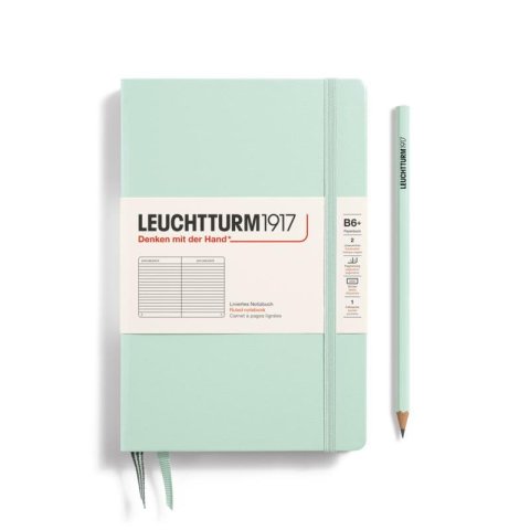 neuveden: Leuchtturm1917 Zápisník Mint Green Paperback B6+ linkovaný neuveden: Leuchtturm1917 Zápisník Mint Green Paperback B6+ linkovaný
