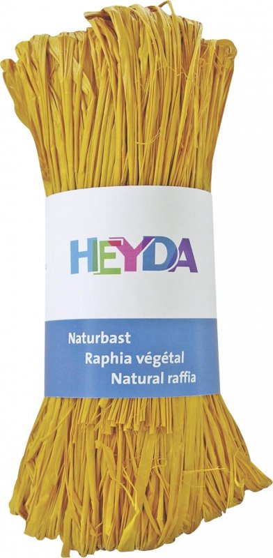 neuveden: HEYDA Přírodní lýko - žluté 50 g