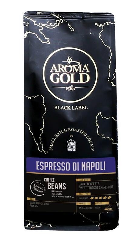 neuveden: Aroma Gold Espresso di Napoli zrno 1000g