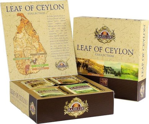 neuveden: BASILUR Leaf of Ceylon Assorted přebal 40 gastro sáčků