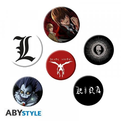 neuveden: Death Note - set odznaků