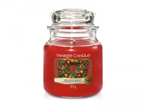 neuveden: YANKEE CANDLE Red Apple Wreath svíčka 411g