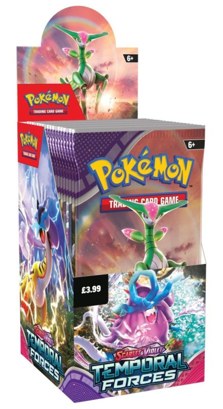 neuveden: Pokémon TCG: Scarlet & Violet 05 Temporal Forces - Kiosk Booster neuveden: Pokémon TCG: Scarlet & Violet 05 Temporal Forces - Kiosk Booster