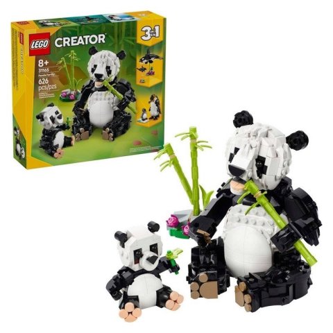 neuveden: LEGO® Creator 3v1 31165 Divoká zvířata: Pandí rodinka