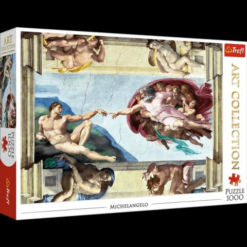 neuveden: Trefl Puzzle Michelangelo - Stvoření Adama / 1000 dílků