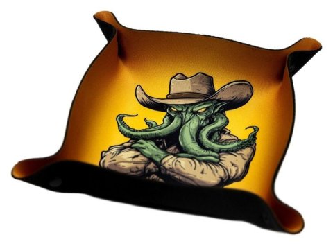 : Dice tray - 22 x 22 cm - Cowboy Cthulhu