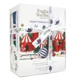 neuveden: English Tea Shop Čaj Holiday English Collection bio vánoční bílá 12 pyramid