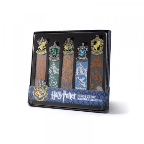 neuveden: Harry Potter Set záložek s erby 5 ks