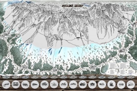 neuveden: Stírací mapa Vysoké Tatry - zimní edice neuveden: Stírací mapa Vysoké Tatry - zimní edice