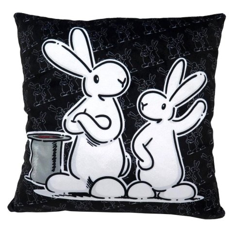 neuveden: Bob a Bobek Polštář 30 x 30 cm - černý