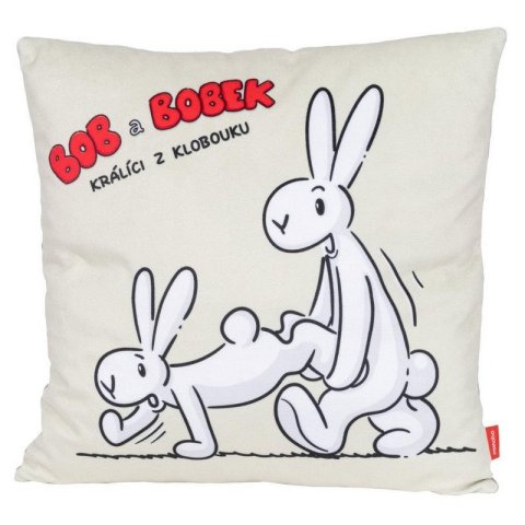neuveden: Bob a Bobek Polštář 30 x 30 cm - trakař
