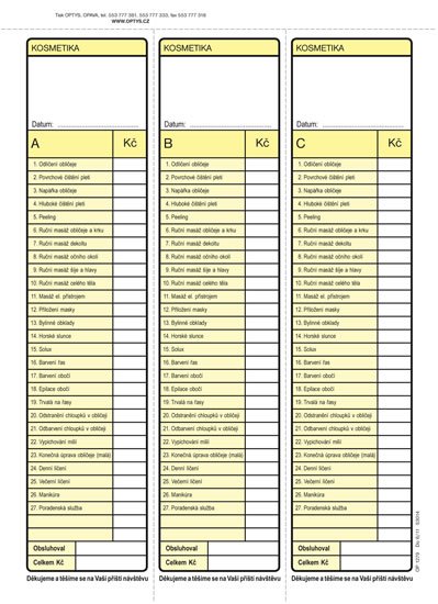 neuveden: Kosmetický blok, karbon, A5, 100 listů neuveden: Kosmetický blok, karbon, A5, 100 listů