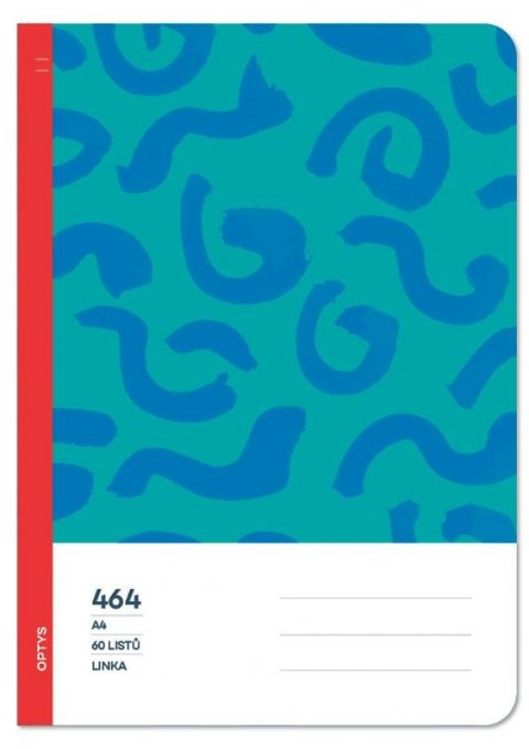 neuveden: Optys Školní sešit 464 bezdřevý linka - spirálky
