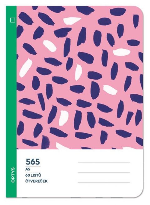 neuveden: Optys Školní sešit 565 bezdřevý čtvereček - rozinky