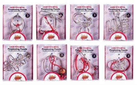 neuveden: Hlavolam kovový 5-7cm (mix druhů)