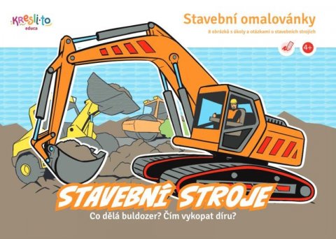 neuveden: Stavařské omalovánky / Stavební stroje