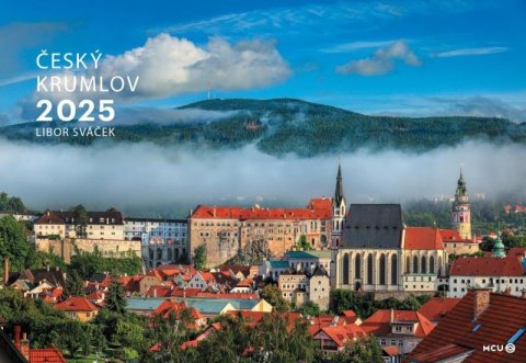 Sváček Libor: Kalendář 2025 Český Krumlov - nástěnný na šířku