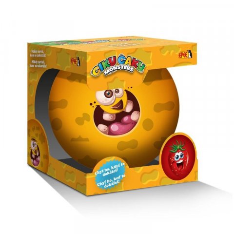 neuveden: Ciky Caky Monsters bláznivý míč - žlutý
